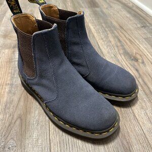 Dr. Martens Blue Suede Chelsea Boot 2976
